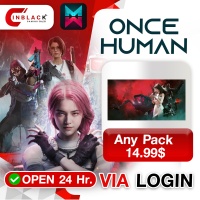 ONCE HUMAN - Any Pack 14.99$ Top up Via Login By Inblackm Open 24 hr.