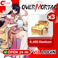 Overmortal (GL) - 6480 X 3 Destium Top up via LOGIN By Inblackm Open 24 hr.