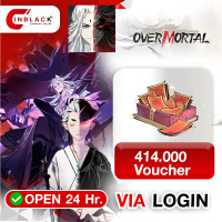 Overmortal (GL) - 414000 (199.99 X 3) Voucher Top up via Official LOGIN By Inblack Open 24 hr.