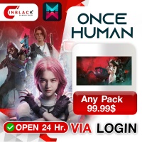 ONCE HUMAN - Any Pack 99.99$ Top up Via Login By Inblackm Open 24 hr.