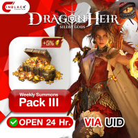 Dragonheir: Silent Gods (GL) - Weekly Summons Pack III 99.99$ Top up UID By Inblack Open 24 hr.