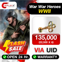 War War Heroes (VVVVH WW II)  - 135,000 (22,500 X 6) Keys via UID by Inblackm open 24 hr.