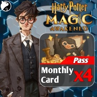 Harry Potter : Magic Awakened ✅FAST DELIVERY ✅ Monthly Card x 4 - Via UID & Server- ASIA