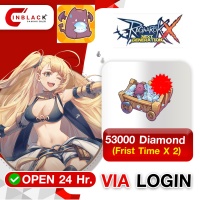 Ragnarok X (SEA) - 53000 Diamond (Frist Time X 2) 119.99$ Top up via LOGIN By Inblackm Open 24 hr.