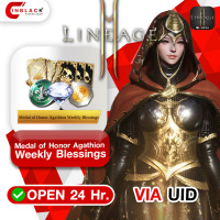 Lineage2M (SEA) - Medal of Honor Agathion Weekly Blessings Character ID by Inblackm open 24 hr.