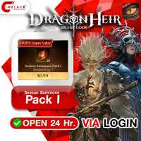 Dragonheir: Silent Gods (GL) - Season Summons Pack I  0.99$ Top up via LOGIN By Inblack Open 24 hr.
