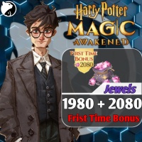 Harry Potter : Magic Awakened ✅ FAST DELIVERY ✅ 1980 + 2080 Jewels ( Frist Time Bonus ) - Via UID & Server
