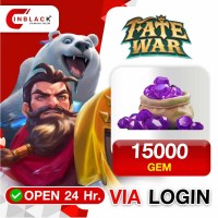Fate War (GL) - 15000 GEM Top up via LOGIN By Inblackm Open 24 hr.