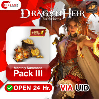 Dragonheir: Silent Gods (GL) - Monthly Summons Pack III 49.99$ Top up UID By Inblack Open 24 hr.