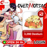Overmortal (GL) - 3280 Destium (First Time X 2) Top up via LOGIN By Inblackm Open 24 hr.