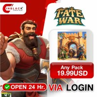 Fate War (GL) - Any Pack 19.99USD Top up via LOGIN By Inblackm Open 24 hr.