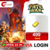 Fate War (GL) - 499 Gold Top up via LOGIN By Inblackm Open 24 hr.