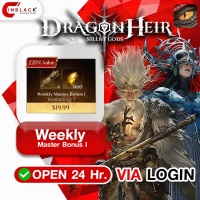 Dragonheir: Silent Gods (GL) - Weekly Master Bonus I 19.99$ Top up via LOGIN By Inblack Open 24 hr.