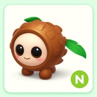 Coconut Friend (Neon + Full Grown) - Adopt Me