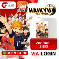 HAIKYU!! FLY HIGH (GL) - Any Pack 2.99$ Top Up Via Login By Inblackm Open 24 hr.