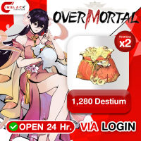 Overmortal (GL) - 1280 Destium (First Time X 2) Top up via LOGIN By Inblackm Open 24 hr.