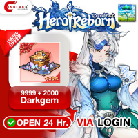 Hero Reborn: Eternal Pact (GL) - 9999 + 2000 Darkgem (1 Time : 1 Account) Top up Official LOGIN By Inblackm Open 24 hr.