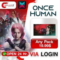 ONCE HUMAN - Any Pack 19.99$ Top up Via Login By Inblackm Open 24 hr.