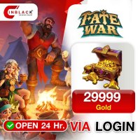 Fate War (GL) - 29999 Gold Top up via LOGIN By Inblackm Open 24 hr.
