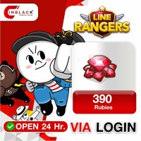 Line Ranger (iOS) - 390 Rubies 19.99$ Top Up Via Login By Inblackm Open 24hr.