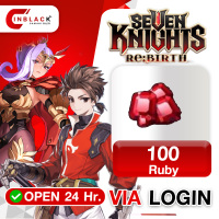 Seven Knight Re:Birth - 100 Ruby ( Fist Time x 2 ) (1.99$) Top Up Via LOGIN By Inblackm Open 24 hr.