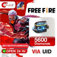Free Fire - 5600 Diamonds Top up  UID By Inblack Open 24 hr.(MY/SG/PH/CAMBODIA)