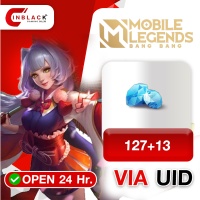 Mobile Legends: Bang Bang (Malaysia) - 127+13 Diamond Top up UID By Inblackm Open 24 hr.
