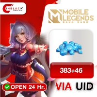 Mobile Legends: Bang Bang (Malaysia) - 383+46 Diamond Top up UID By Inblackm Open 24 hr.
