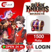 Seven Knight Re:Birth - 1500 Ruby( Fist Time x 2 ) (29.99$) Top Up Via LOGIN By Inblackm Open 24 hr.