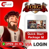 Forge of Empires - Quick Start Package M (9.99$) Top Up Via LOGIN By Inblackm Open 24 hr.