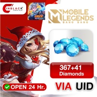 Mobile Legends: Bang Bang (Indonesia) - 367+41 Diamonds Top up UID By Inblackm Open 24 hr.