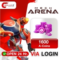 Mech Arena - 1600 A-Coins (19.99$/1790RUB) Top Up Via Login By Inblackm Open 24 hr.