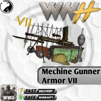 VVVVH WW II ✅ FAST DELIVERY ✅ Mechine Gunner Armor VII (ARMOR) - VIA : UID  -  GLOBAL