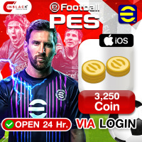 EFootball IOS - 3250 Coin 26.99$ Top up via Konami Login BY INBLACKM Open 24 hr.
