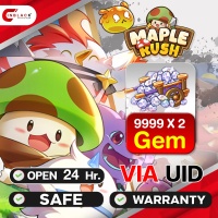 Legend of Mushroom : SEA 9999 X 2 Gem + Bonus Items 199.99$ Top up Official LOGIN by Inblackm open 24 hr.