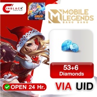 Mobile Legends: Bang Bang (Indonesia) - 53+6 Diamonds Top up UID By Inblackm Open 24 hr.