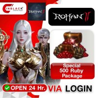 R.O.H.A.N.2 (Global) - Special 500 Ruby Package ( 10$ ) Top up Via LOGIN By Inblack Open 24 hr.