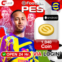 EFootball Android - 1040 Coin 8.79$ Top up via Konami Login BY INBLACKM Open 24 hr.