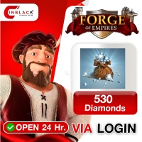 Forge of Empires - 530 Diamonds (9.99$)  Top Up Via LOGIN By Inblackm Open 24 hr.