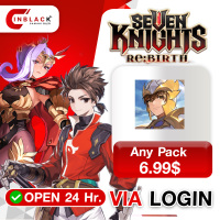 Seven Knight Re:Birth - Any Pack 6.99$  Top Up Via LOGIN By Inblackm Open 24 hr.
