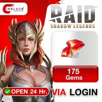 Raid: Shadow Legends - 175 Gems (4.99$) Top Up Via LOGIN By Inblackm Open 24 hr.