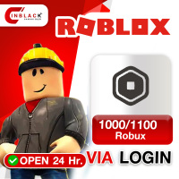 Roblox Top Up 1000/1100  Robux VIA LOGIN BY INBLACKM  Open 24 hr.( NOT SUPPORT VIETNAM )