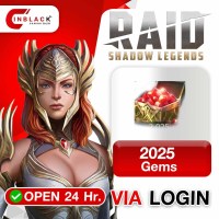 Raid: Shadow Legends - 2025 Gems (49.99$) Top Up Via LOGIN By Inblackm Open 24 hr.