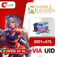 Mobile Legends: Bang Bang (Malaysia) - 2501+475 Diamond Top up UID By Inblackm Open 24 hr.