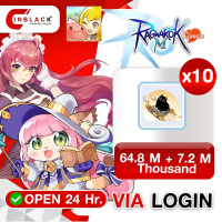 Ragnarok M: Classic Global - 64.8 M + 7.2 M Thousand x10 799.9$ Top up via LOGIN By Inblackm Open 24 hr.