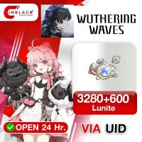 Wuthering Waves - 3280+600 Lunite 49.99$ Top up UID By Inblackm Open 24 hr.