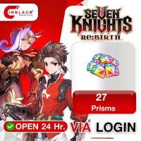 Seven Knight Re:Birth - 27 Prisms Top Up Via Official LOGIN ( Not accept EU/UK/SG region) By Inblackm Open 24 hr.