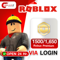 Roblox Top Up 1500 Robux VIA LOGIN BY INBLACKM Open 24 hr. ( NOT SUPPORT VIETNAM )