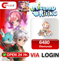 Midgard Rising (SEA) - 6480 Diamonds 99.99$ Top Up Via Login By Inblackm Open 24 hr.