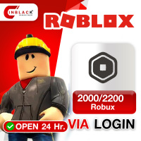 Roblox Top Up 2000/2200 Robux   VIA LOGIN BY INBLACKM OPEN 24/7  ( NOT SUPPORT VIETNAM )